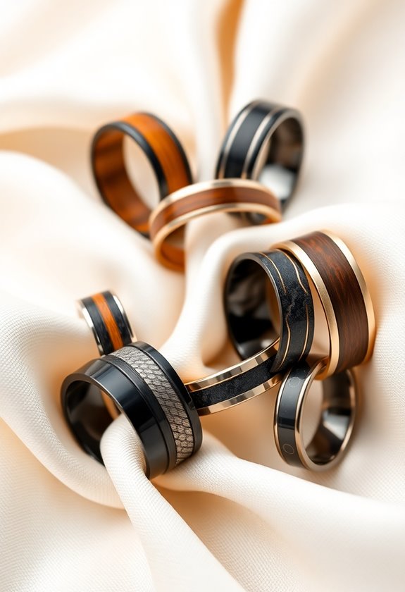 unique wedding ring materials