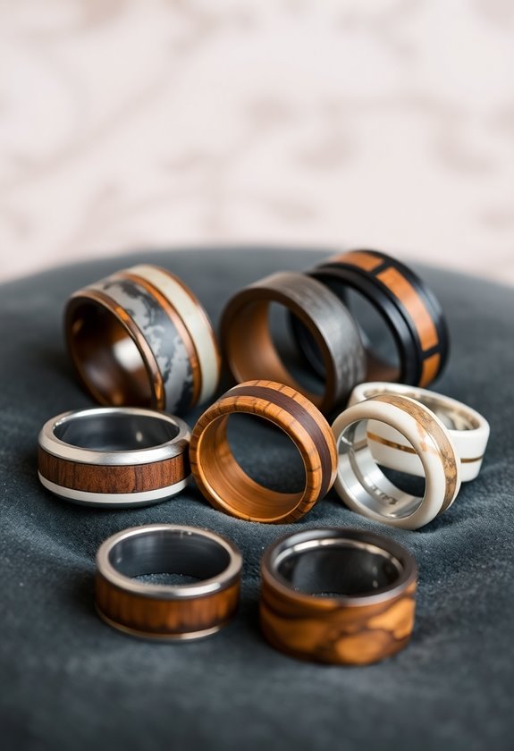 unique wedding ring materials