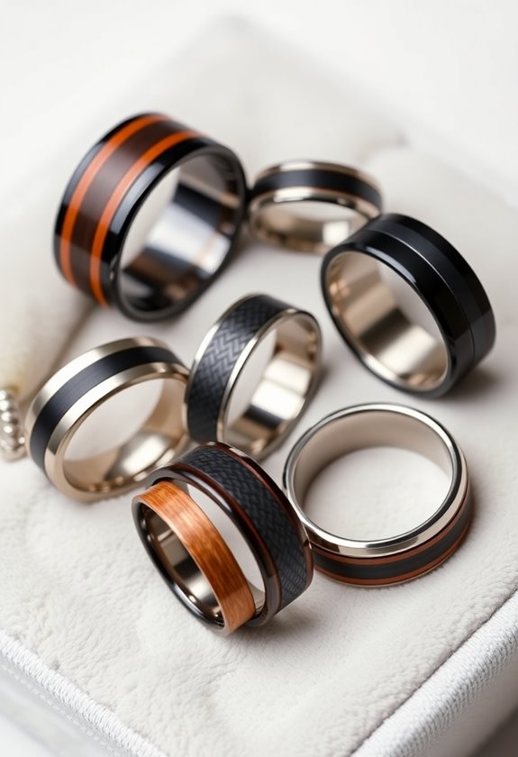 unique wedding ring materials