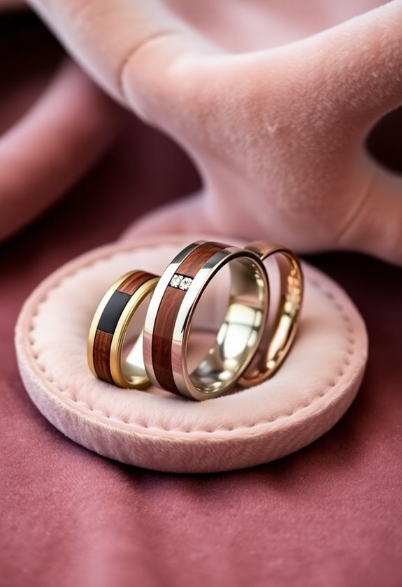 unique wedding ring materials