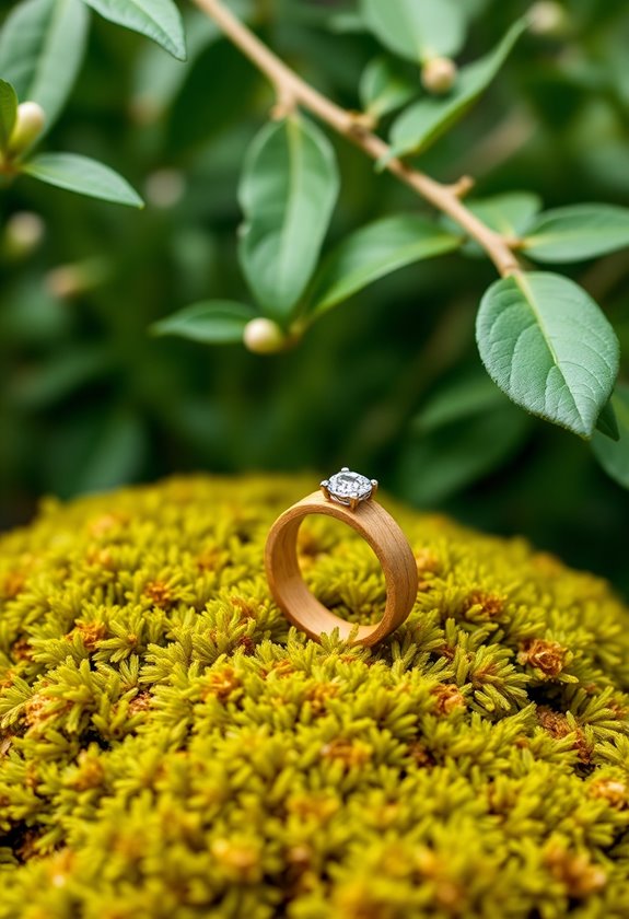 unique wooden wedding rings