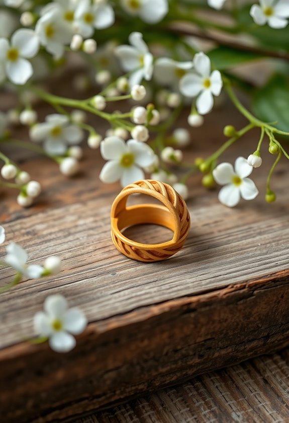 unique wooden wedding rings