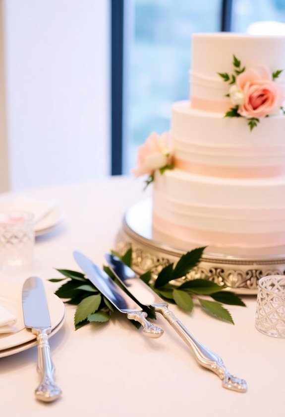 use proper cake utensils