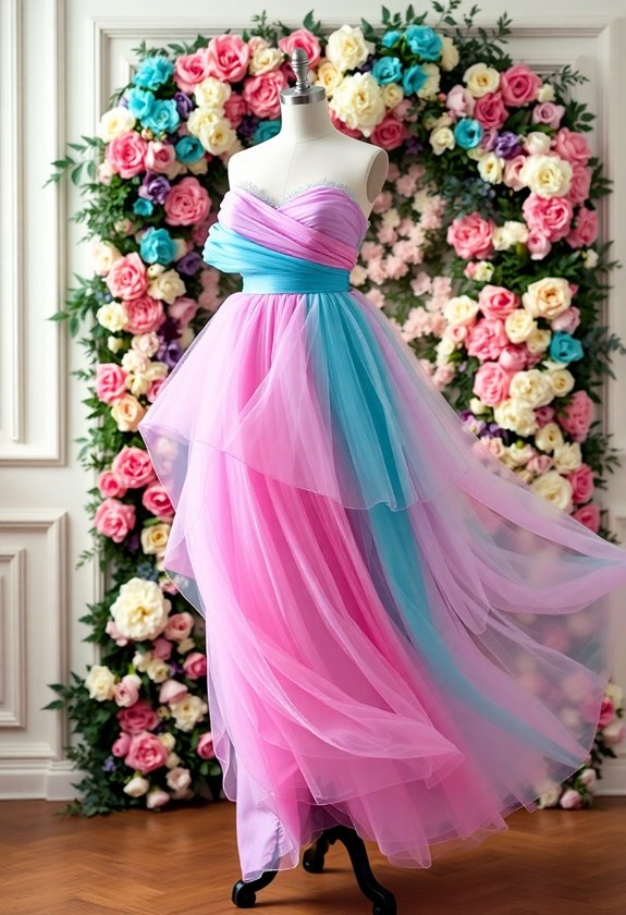 vibrant gowns for brides