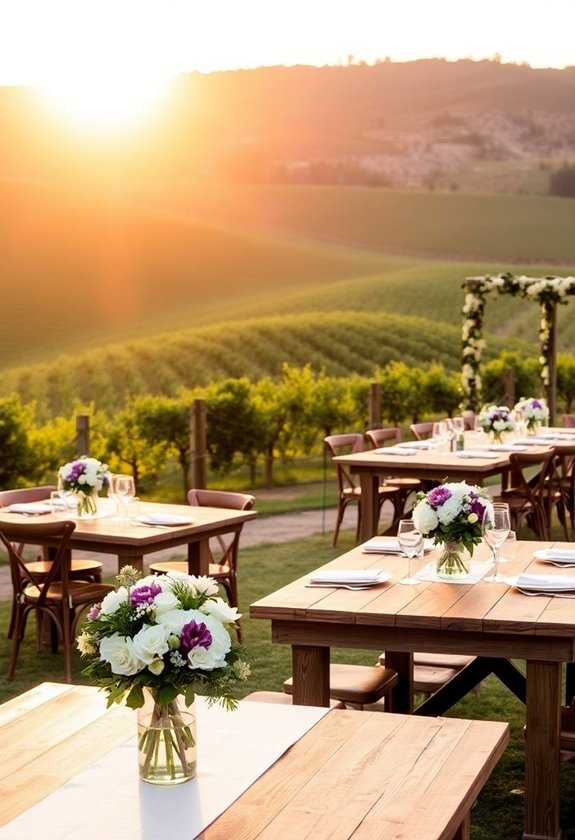 vineyard wedding celebration experience