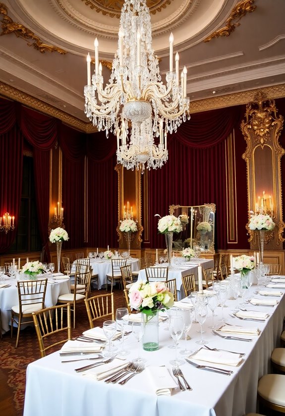 vintage ballroom wedding elegance