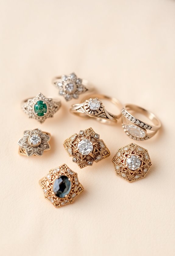vintage filigree ring styles