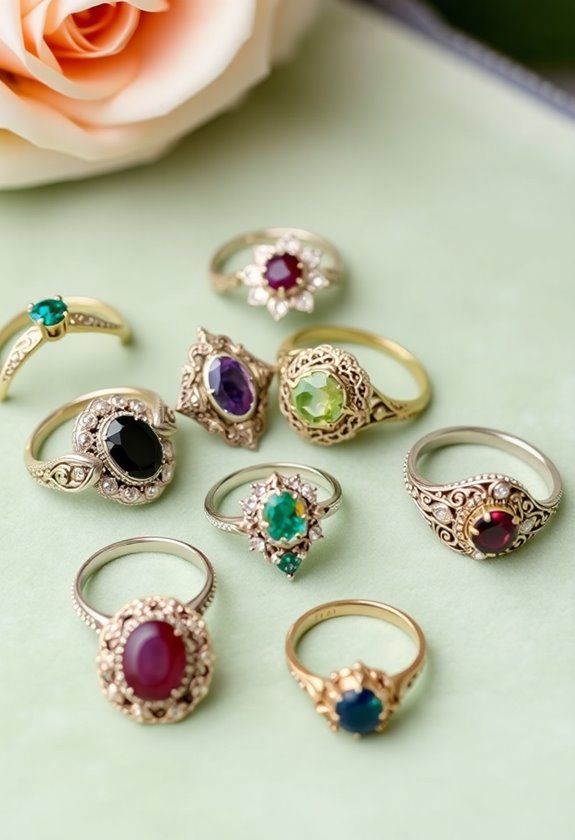 vintage rings with history