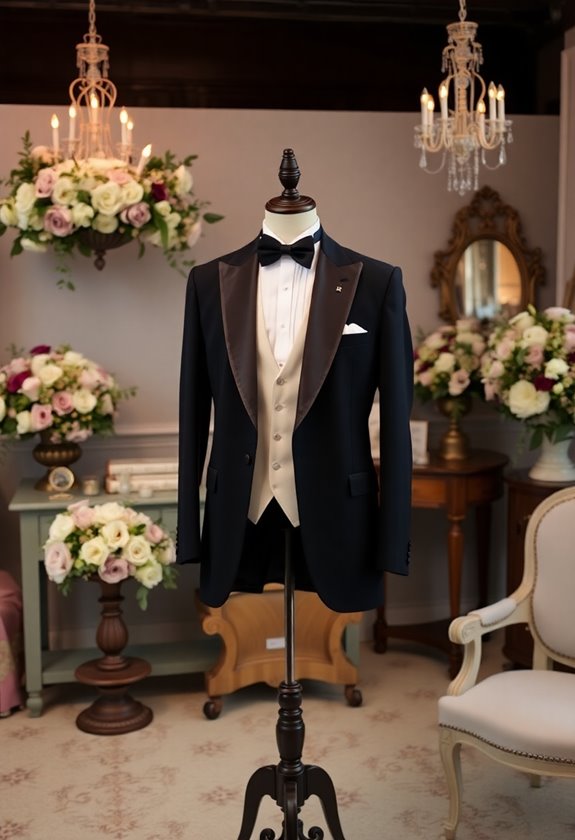 vintage tuxedo wedding tips