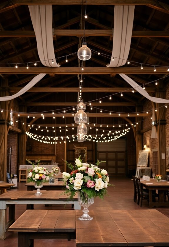 vintage warehouse wedding charm