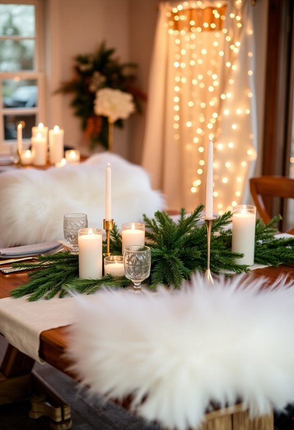 warm cozy wedding atmosphere