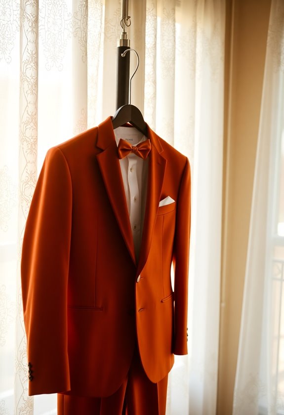 warm inviting rust orange