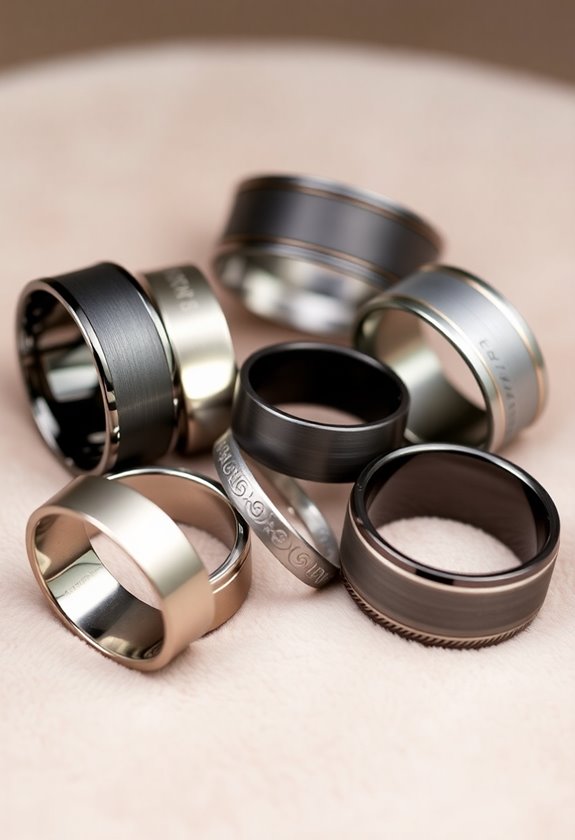 wedding band style options