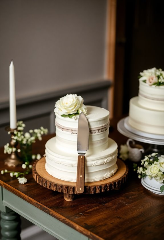 wedding cake cutting technique
