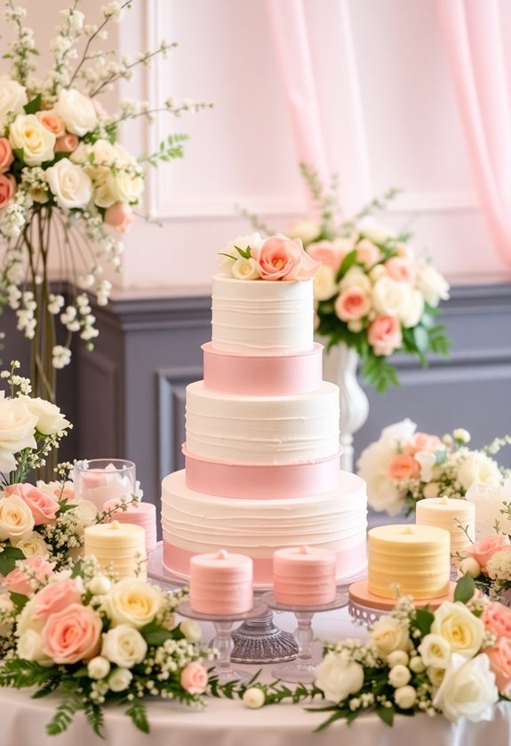 wedding cake flavor selection