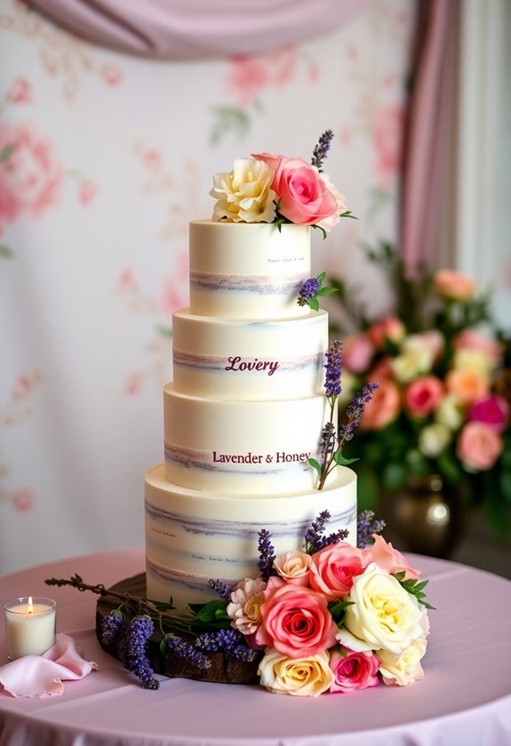 wedding cake flavor themes
