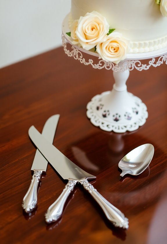 wedding cake serving essentials