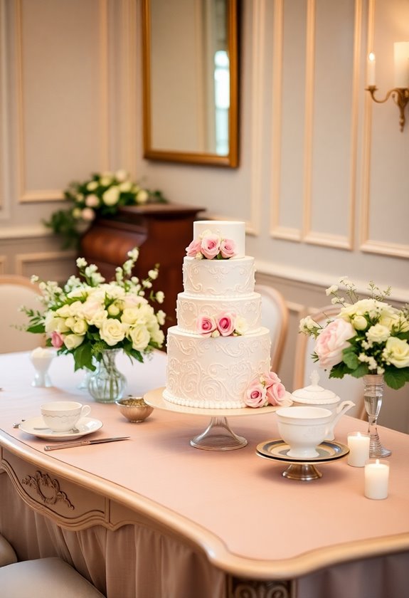 wedding cake serving etiquette