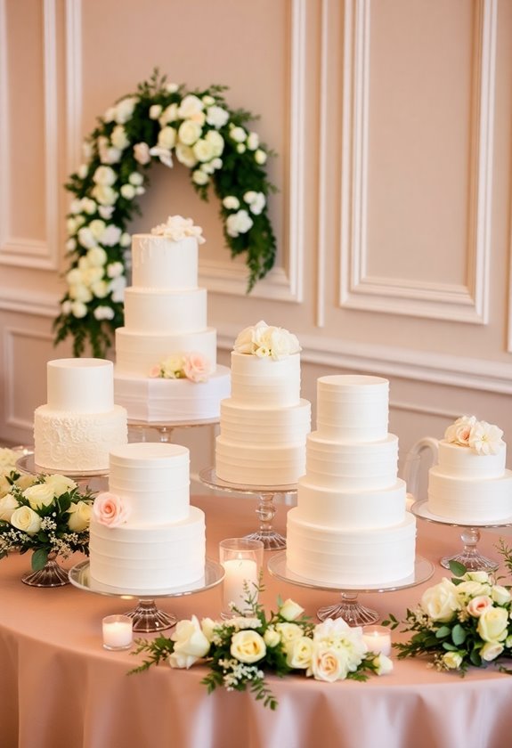 wedding cake size considerations