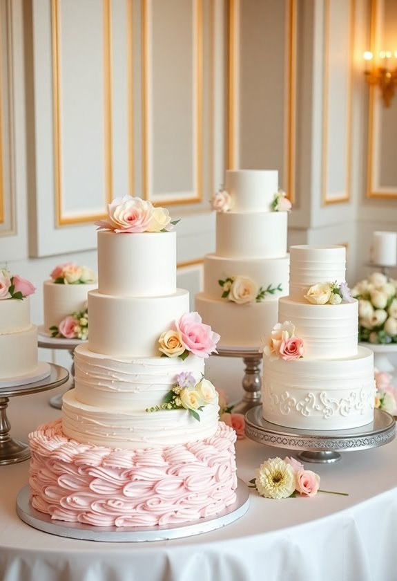 wedding cake style options