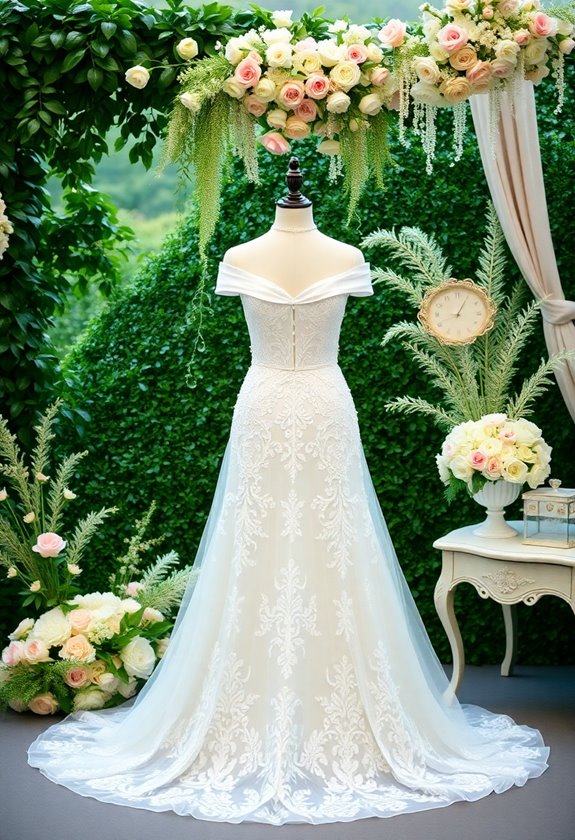 wedding gown theme alignment