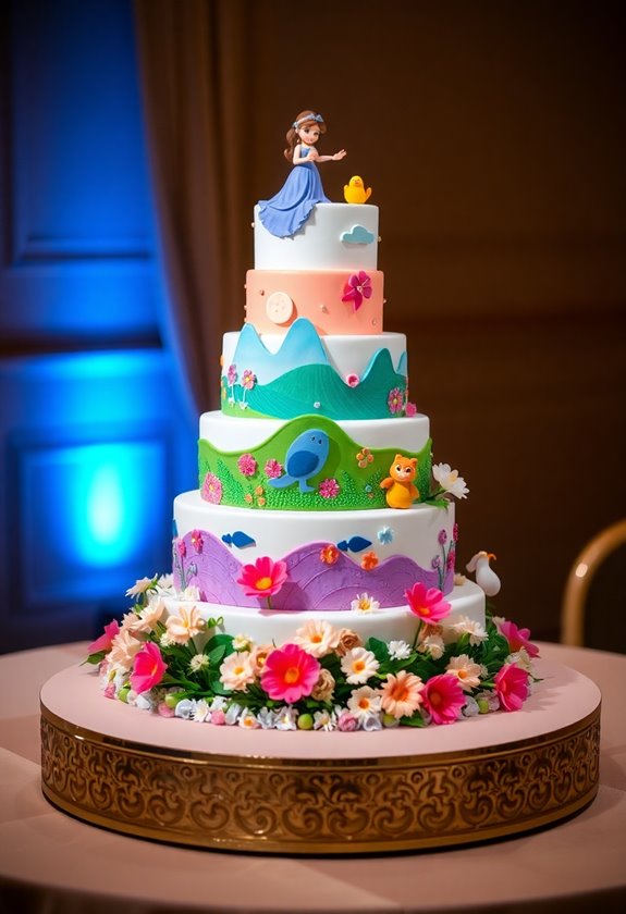 whimsical animated movie layers