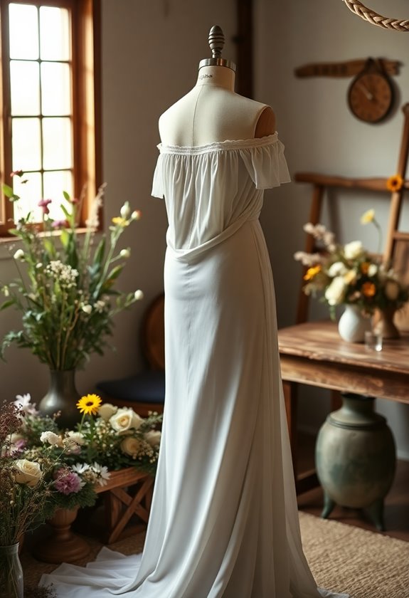 whimsical bohemian bridal elegance