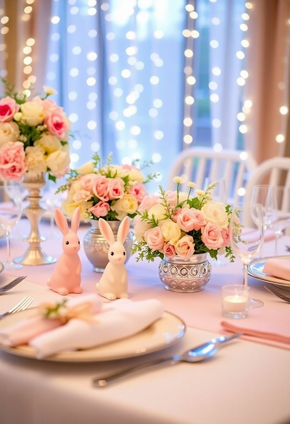 whimsical bunny wedding decor