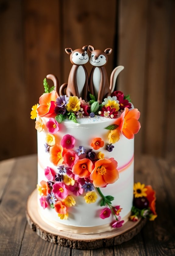 whimsical cake designs couples