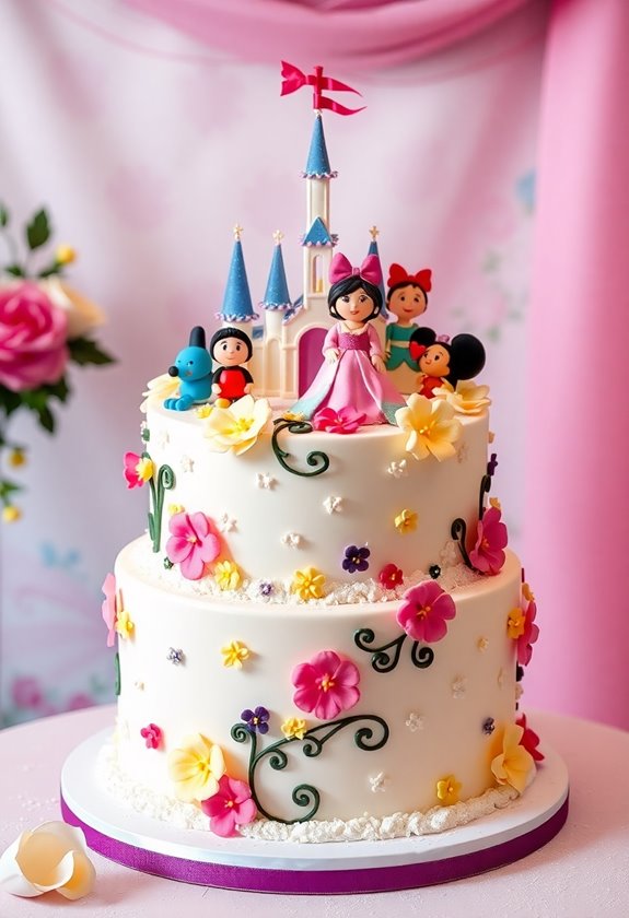 whimsical disney wedding cakes