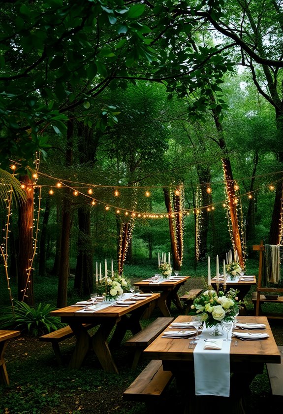 whimsical enchanted forest wedding