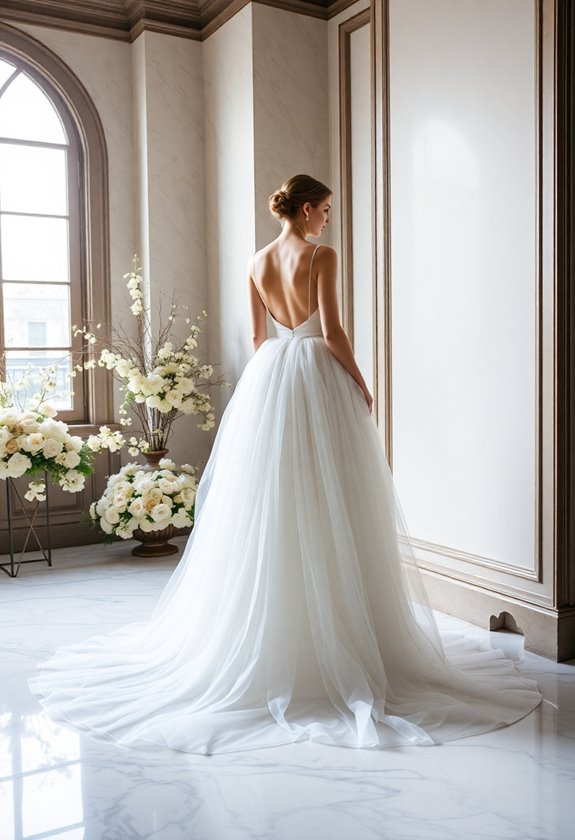 whimsical flowing tulle skirts
