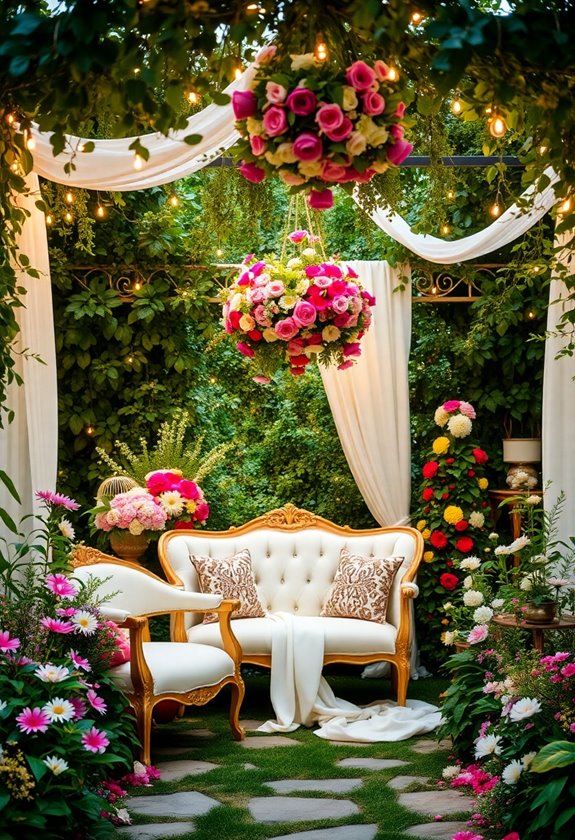 whimsical outdoor wedding celebration