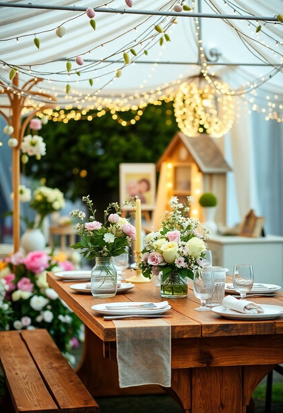 whimsical spring fair celebration