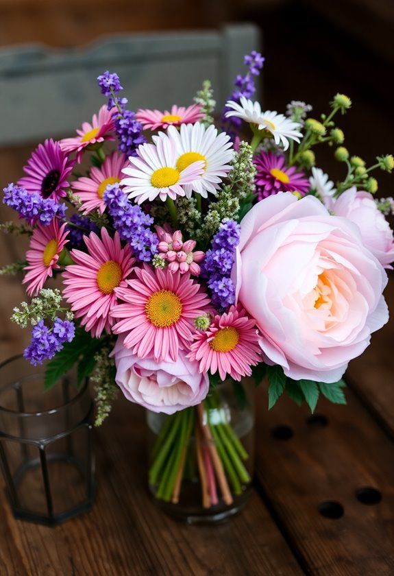 whimsical wildflower wedding bouquets