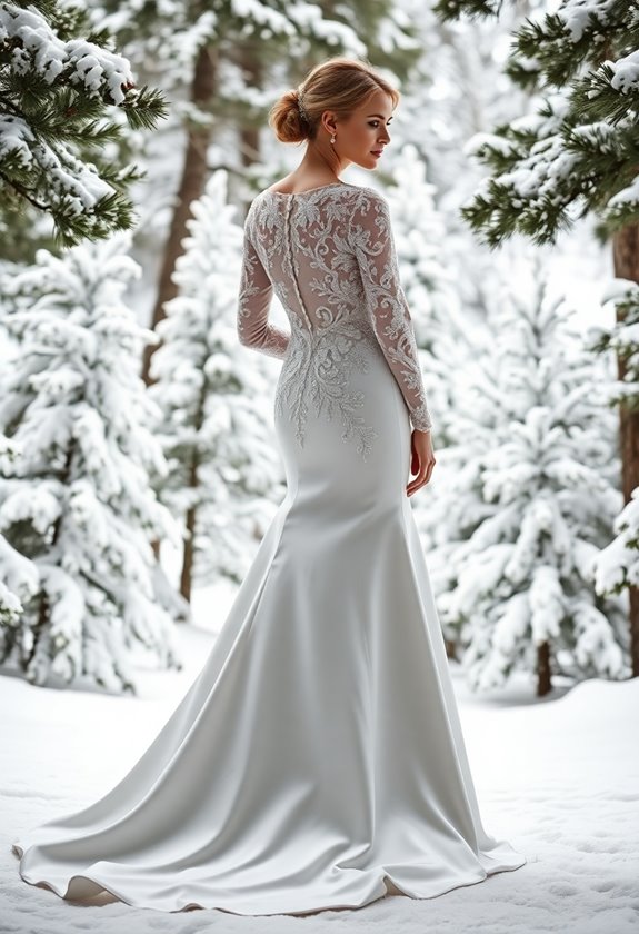 winter wedding bridal gowns