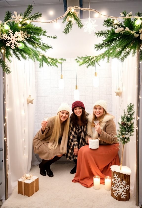 winter wonderland photo booth