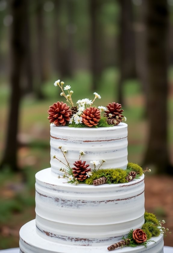 woodland themed cake toppers