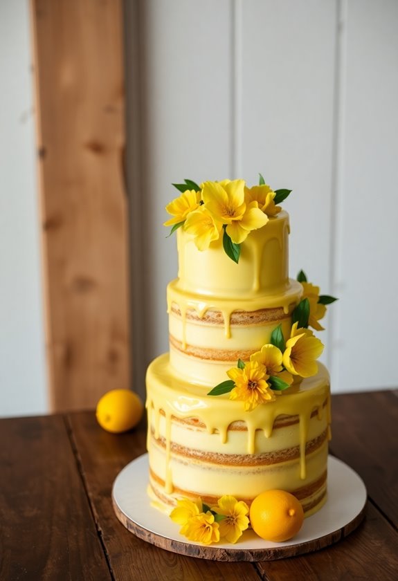 zesty gluten free wedding cake
