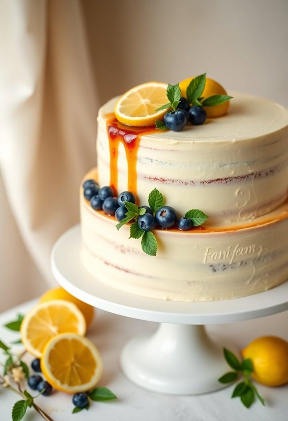 zesty lemon blueberry delight