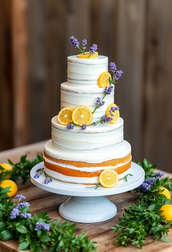 zesty lemon lavender celebration cake
