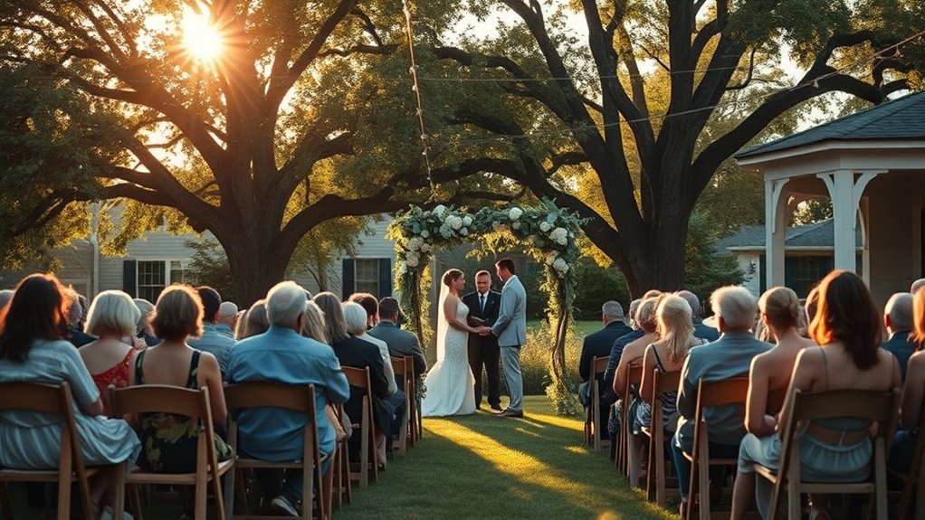 backyard wedding planning essentials