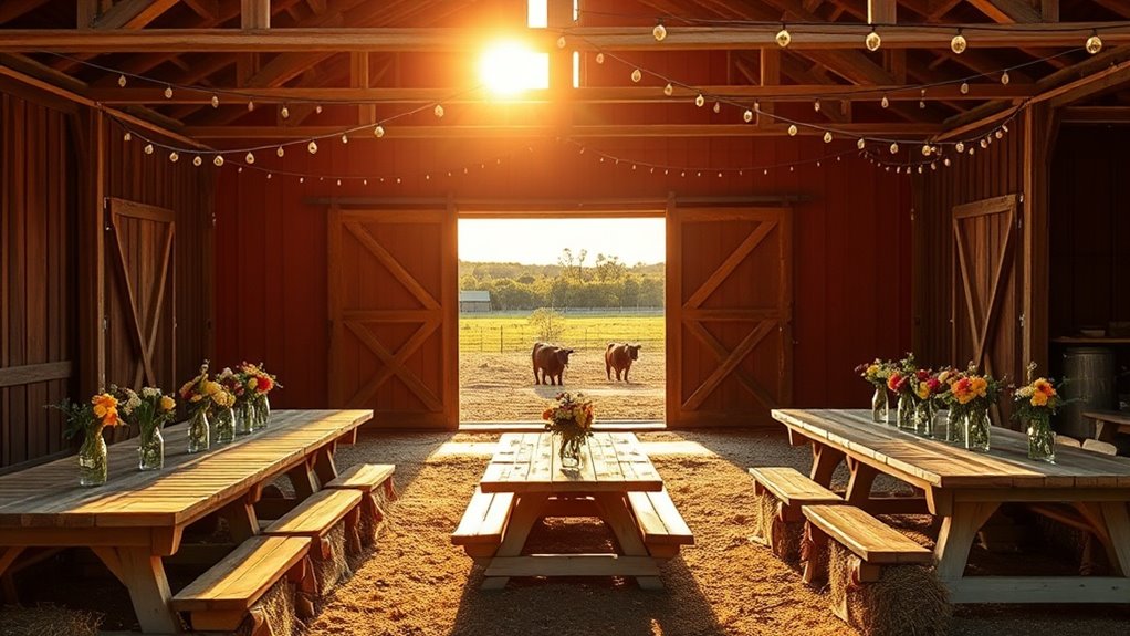 rustic farm venue logistics